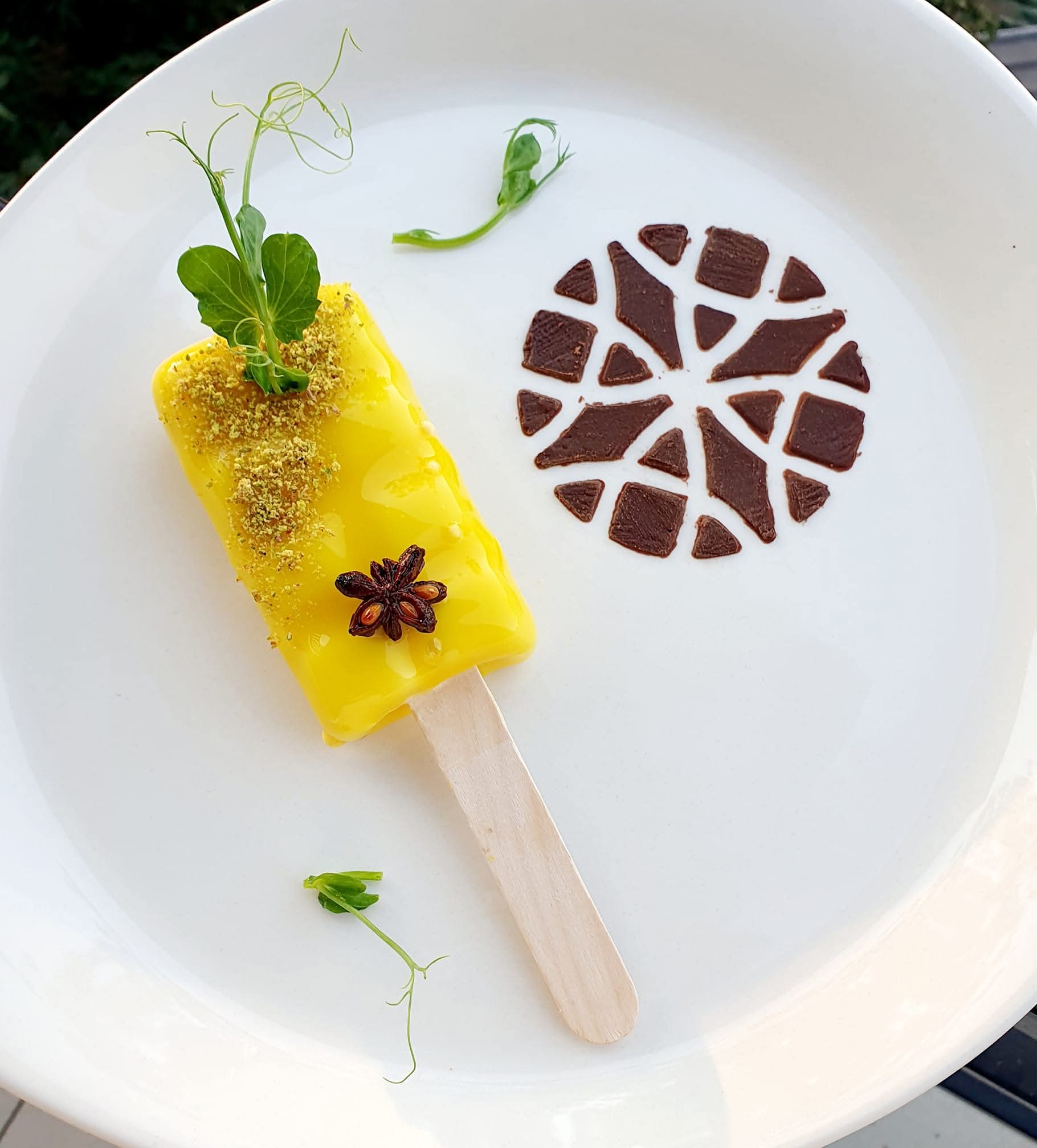 Artisan plating by Chef Amjad